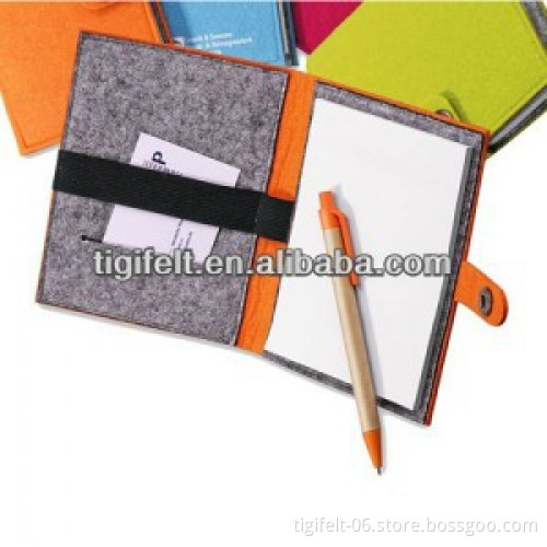 Felt Notebook With Note Pad Inside